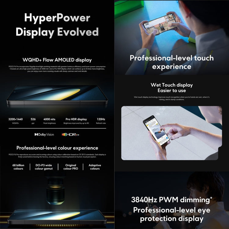 Xiaomi POCO F6 Pro Global, 12GB+512GB, In-screen Fingerprint, 6.67 inch Xiaomi HyperOS Snapdragon 8 Gen 2 Octa Core 3.19GHz, NFC, Network: 5G, 12GB+512GB Xiaomi POCO F6 Pro Global, 12GB+512GB, In-screen Fingerprint, 6.67 inch Xiaomi HyperOS Snapdragon 8 Gen 2 Octa Core 3.19GHz, NFC, Network: 5G, 12GB+512GB
